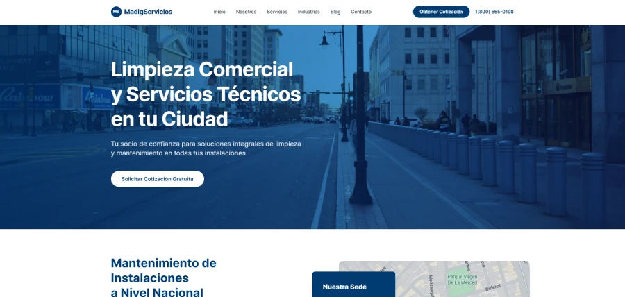 Demo de Madig Servicios Generales